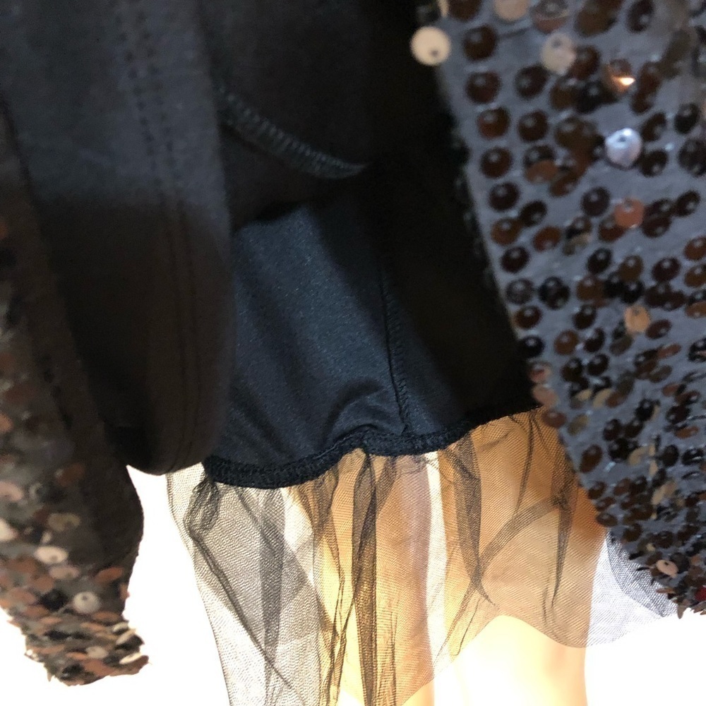 LBD Delia’s Black sequined special occasion dress - Picture 6 of 10